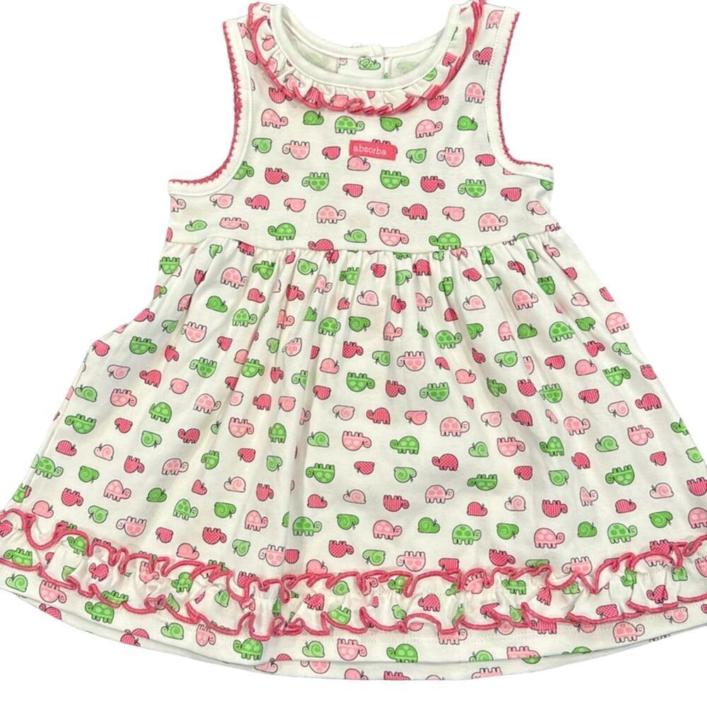 Absorba brand cotton little girls sleeveless dress size 18 months